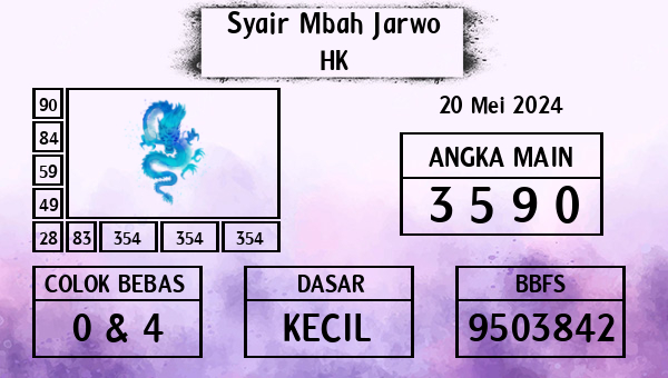 Syair Mbah Jarwo - HK