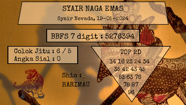 SYAIR NAGA EMAS - Syair Nevada